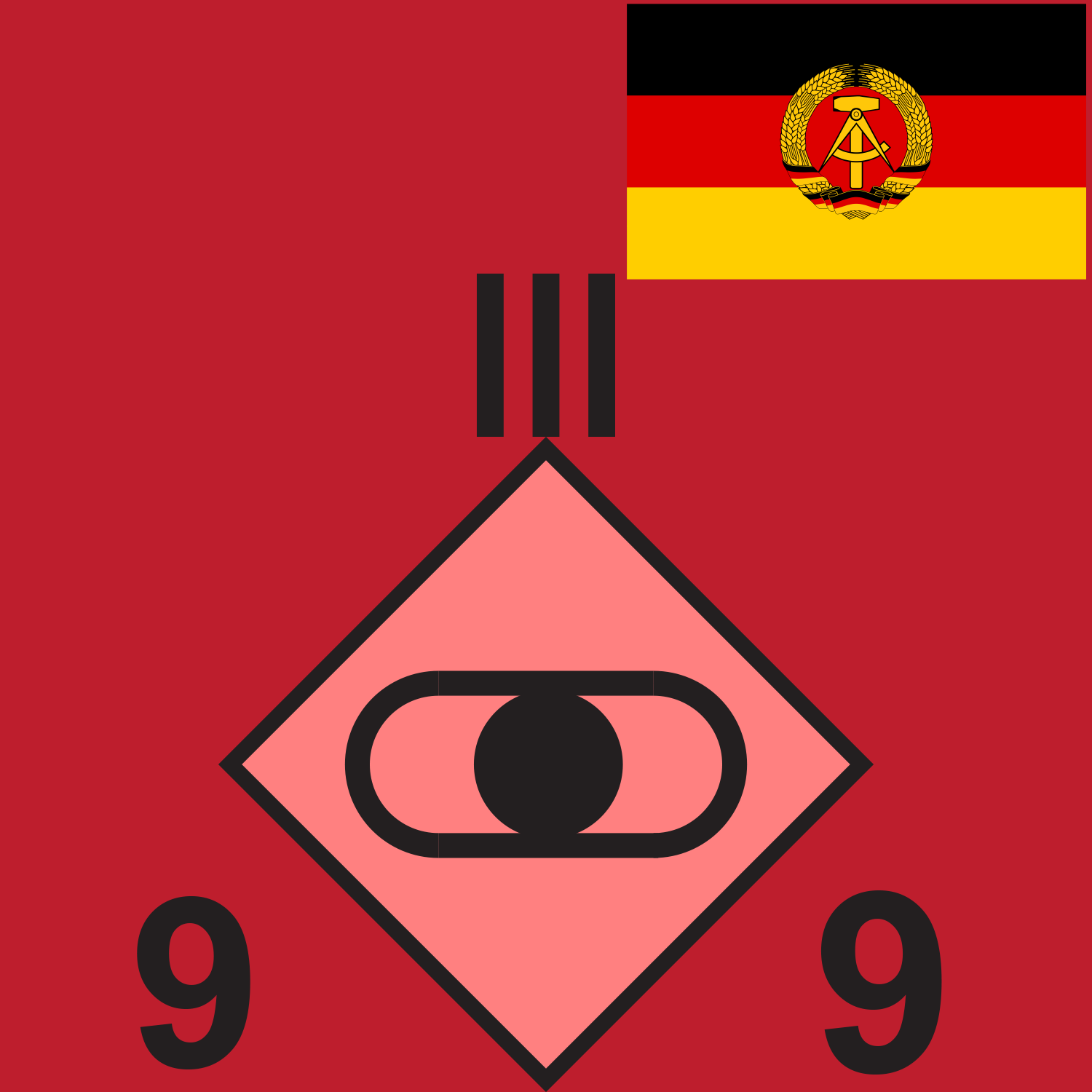 RED GDR 9 FAR 1989